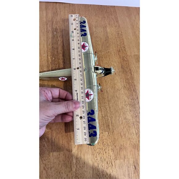 1999 ETRL RACING CHAMPIOS TEXACO FORD TRIMOTORED MONOPLANE DIE CAST GOLD - Picture 15 of 16